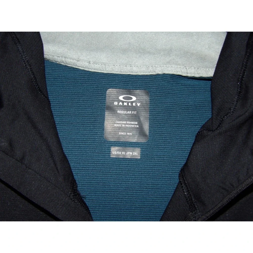 OAKLEY Light Weight Stretch Pull Over 1/4 Zip Athletic Hoodie Running Men's XL